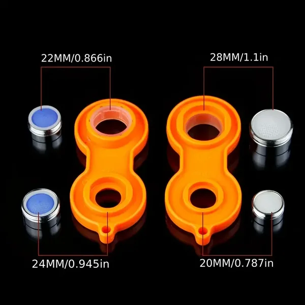 Llave de ventilación universal para grifo Naranja