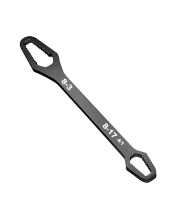 Llave Inglesa de doble extremo 3-8 , 8-17 Negro