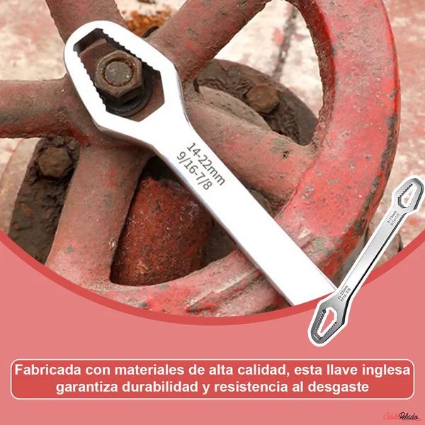 Llave Inglesa De Doble Extremo 8-13 14-22 Plateado