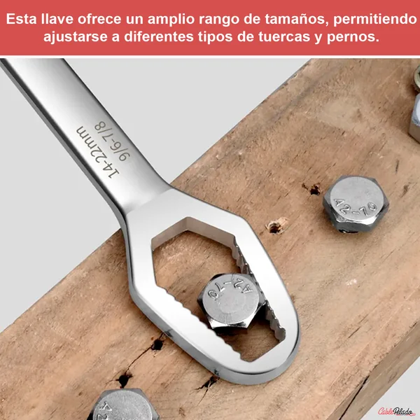 Llave Inglesa De Doble Extremo 8-13 14-22 Plateado