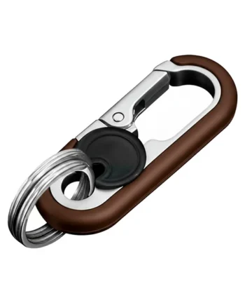 Llavero Mosquetón Antipérdida v2 Marron