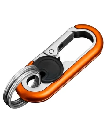 LLavero Mosquetón Antipérdida v2 Naranja