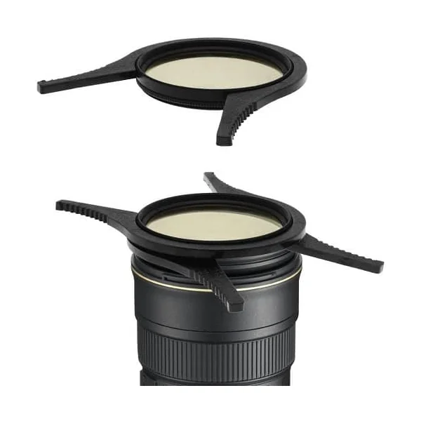 Llaves para quitar filtros lentes de 49-58mm 62-77mm Negro