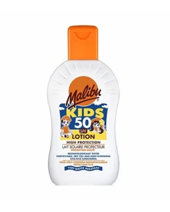 Locion solar para niños Malibu