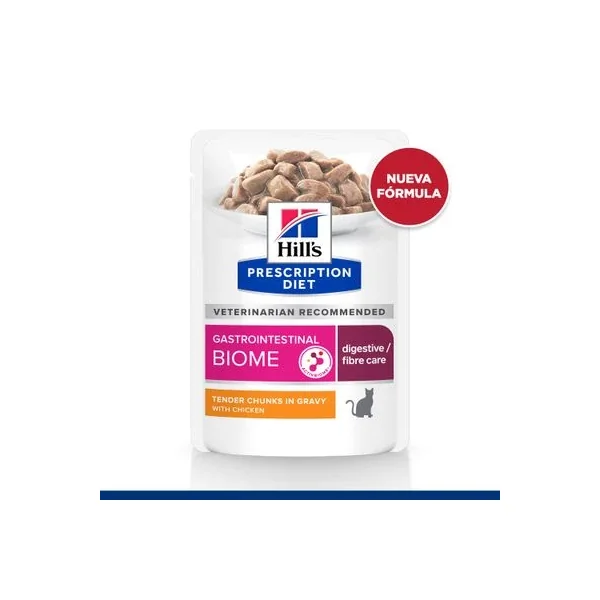 Los más vendidos de 2024 Hill's Prescription Diet Gastrointestinal Biome Con Pollo Sobres Para Gatos, ahora con un 50% de descuento en nuestra tienda en línea Gatospetshop.com en Murcia España!