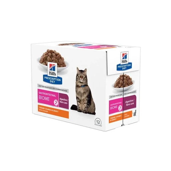 Los más vendidos de 2024 Hill's Prescription Diet Gastrointestinal Biome Con Pollo Sobres Para Gatos, ahora con un 50% de descuento en nuestra tienda en línea Gatospetshop.com en Murcia España!