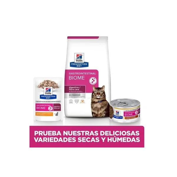 Los más vendidos de 2024 Hill's Prescription Diet Gastrointestinal Biome Con Pollo Sobres Para Gatos, ahora con un 50% de descuento en nuestra tienda en línea Gatospetshop.com en Murcia España!