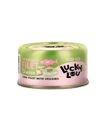 Lucky Lou Extrafood - Filete atún con verduras en caldo 70gr