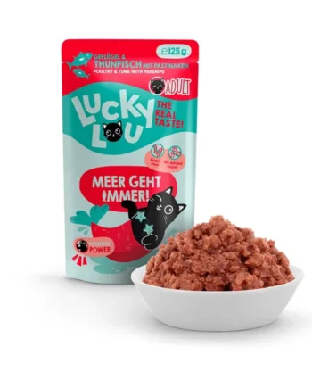 Lucky Lou - Pouch Adult Aves de corral y atún 125gr
