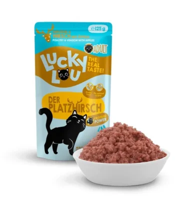 Lucky Lou - Pouch Adult Aves de corral y ciervo 125gr