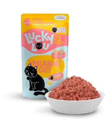 Lucky Lou - Pouch Adult Aves de corral y cordero 125gr