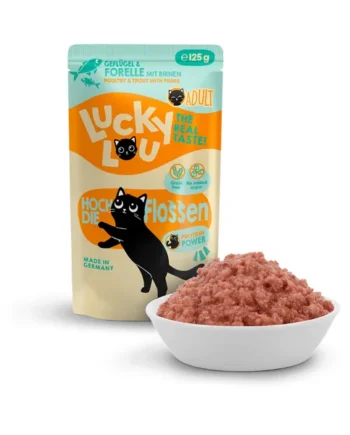 Lucky Lou - Pouch Adult Aves de corral y trucha 125gr
