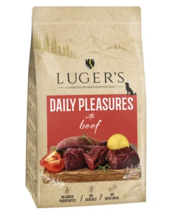 Lugers Daily Pleasure - Comida secada al aire de ternera 9kg