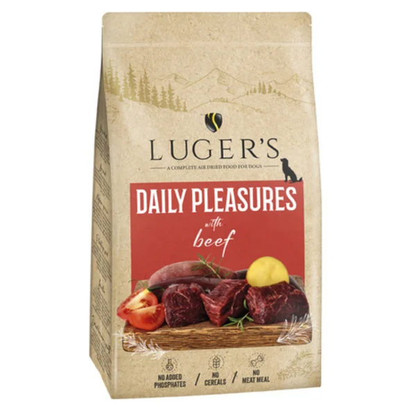 Lugers Daily Pleasure - Comida secada al aire de ternera 9kg