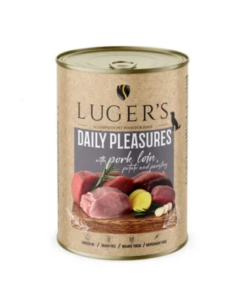 Lugers Daily Pleasure Perro - Lata de cerdo, patata y perejil