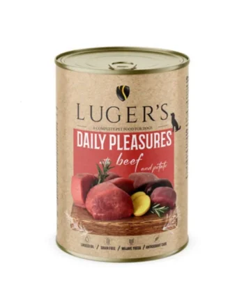 Lugers Daily Pleasure Perro - Lata de ternera y patata