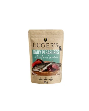 Luger's Daily Pleasure - Pouch con trucha y sardinas 85gr
