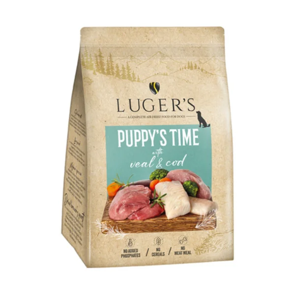 Lugers Daily Pleasures - Comida secada al aire para cachorro 3kg