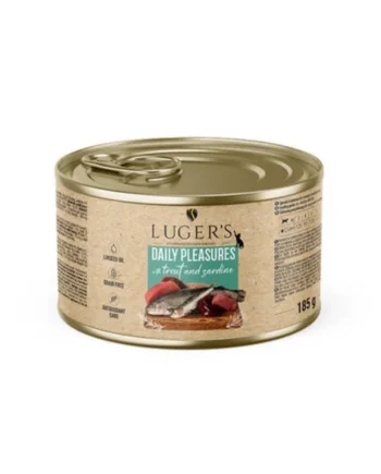 Lugers Daily Pleasures- Lata con trucha y sardinas
