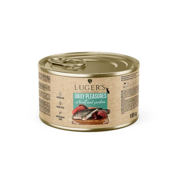 Lugers Daily Pleasures- Lata con trucha y sardinas