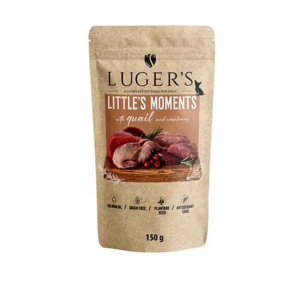Luger's Little Moments - Pouch de codorniz con arándanos 150gr