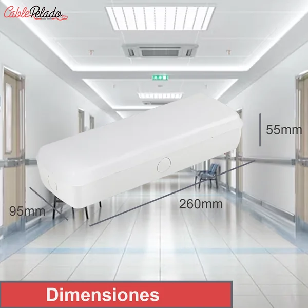 Luz de Emergencia LED 300lm Blanco