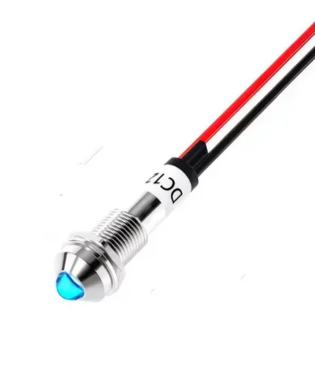 Luz LED piloto de 8mm 12V DC