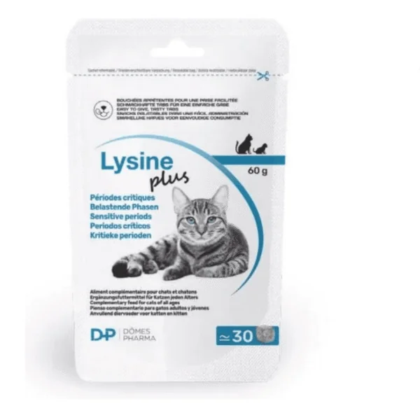 LYSINE PLUS resfriado gatos y gatitos 30 comprimidos