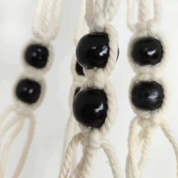 Macetero macramé
