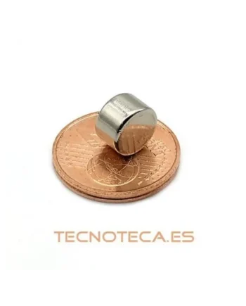 MAGNET21. IMAN DE NEODIMIO DISCO 8x5mm