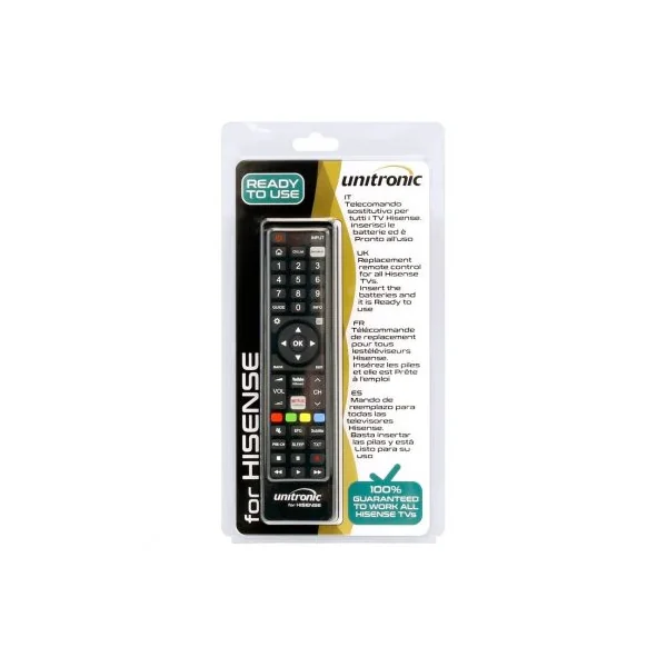 MAN3087. Telemando universal para TV HISENSE