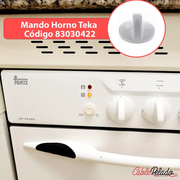 Mando Horno Teka Codigo 83030422 Blanco