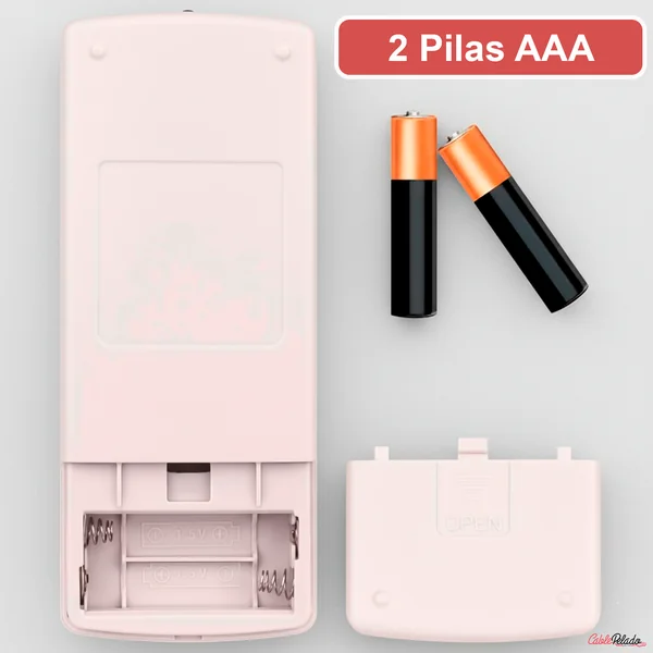 Mando Universal para Aire Acondicionado Fujitsu V2 Blanco