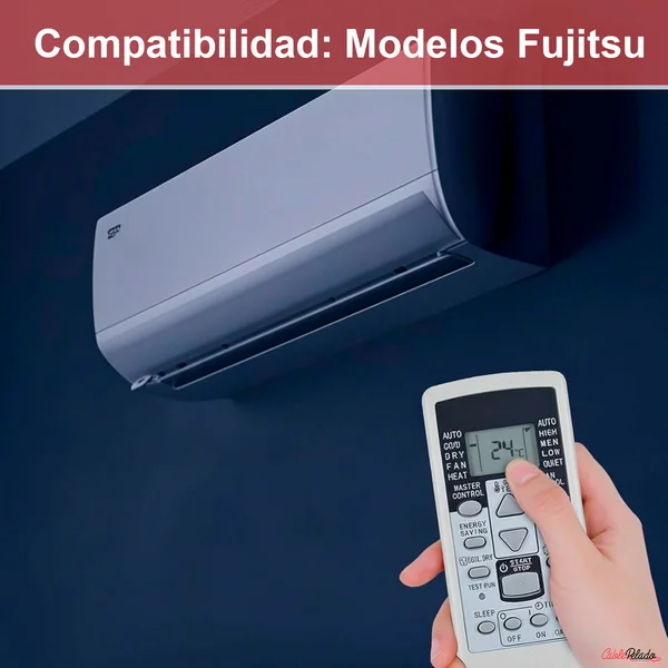 Mando Universal para Aire Acondicionado Fujitsu V2 Blanco