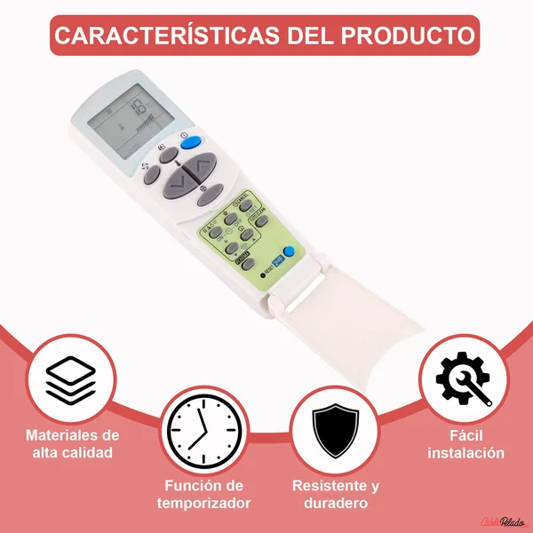Mando Universal para Aire Acondicionado LG