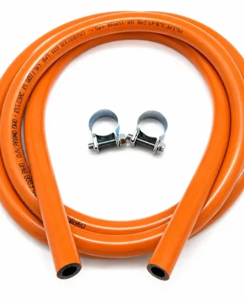 Manguera flexible butano 9mm de diametro interior 1.5 M Naranja