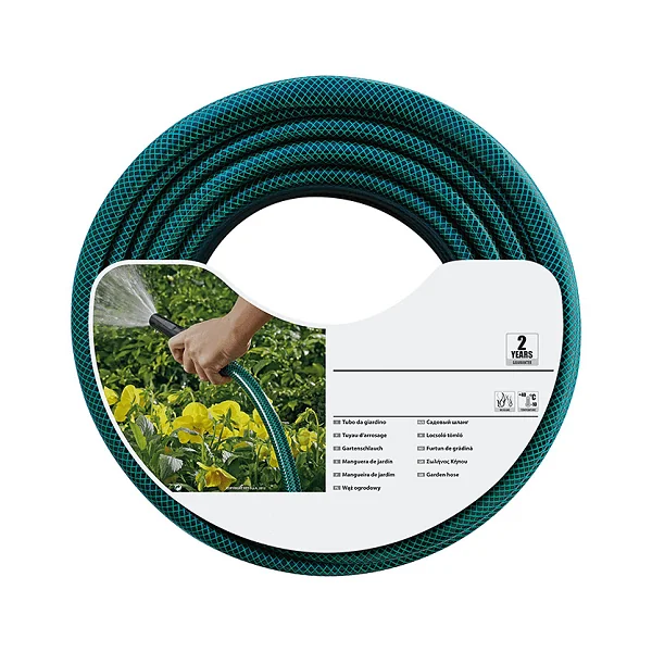 Manguera jardin 15 mm 5/8 pulgadas 15 M Verde