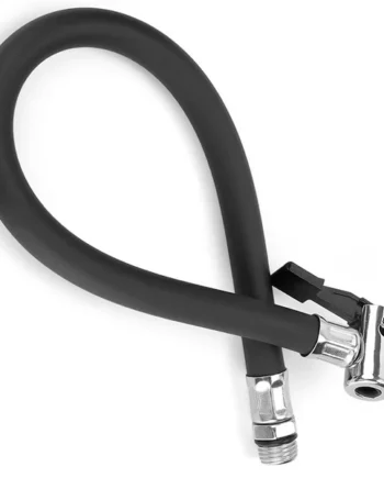Manguera Para Inflador De Neumático De Coche 12.5mm Longitud 37 Cm Acodado Negro