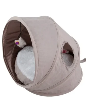 Mantén fácilmente tu estilo con Catshion Pop Cama Cuna Gris Para Gatos - disponible en línea en Gatospetshop.com.