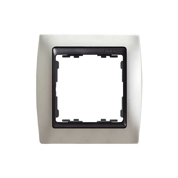Marco compacto para 1 elemento Simon 82 Gris