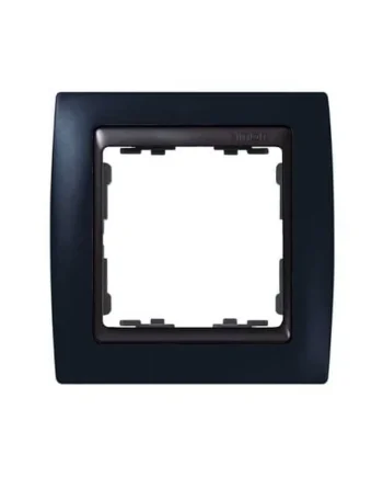 Marco compacto para 1 elemento Simon 82 Negro