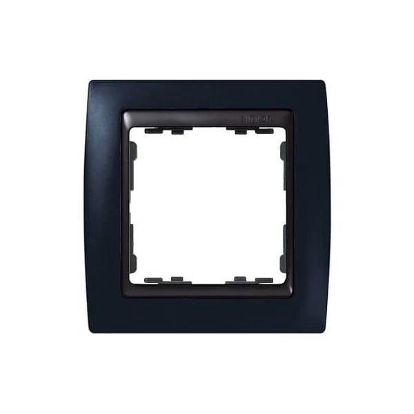 Marco compacto para 1 elemento Simon 82 Negro