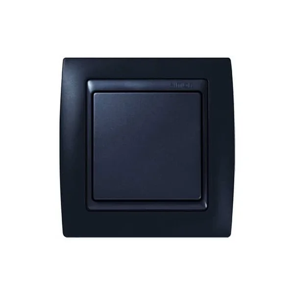 Marco compacto para 1 elemento Simon 82 Negro