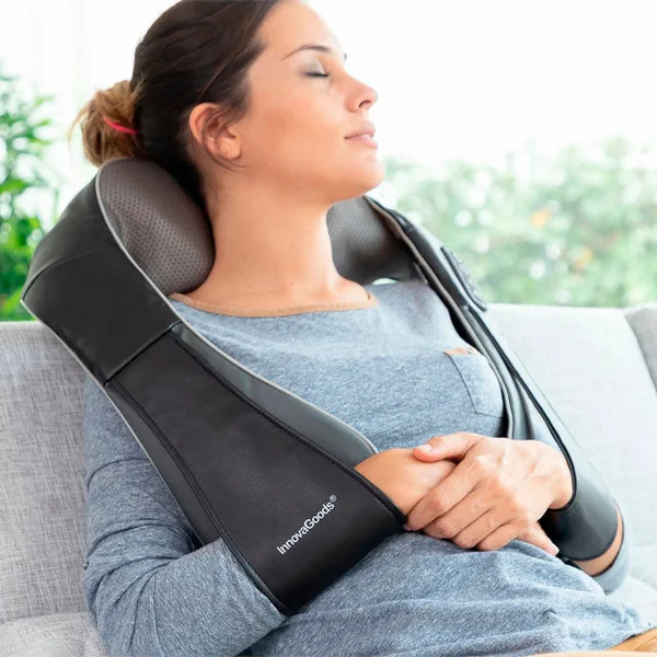 Masajeador Shiatsu PRO Espalda y Cuello con Asas de Sujeción
