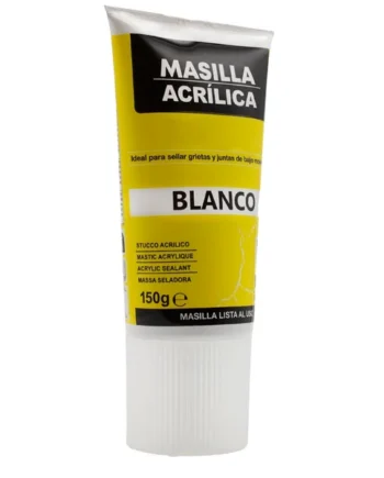 Masilla Acrílica Blanca En Tubo 150 gr