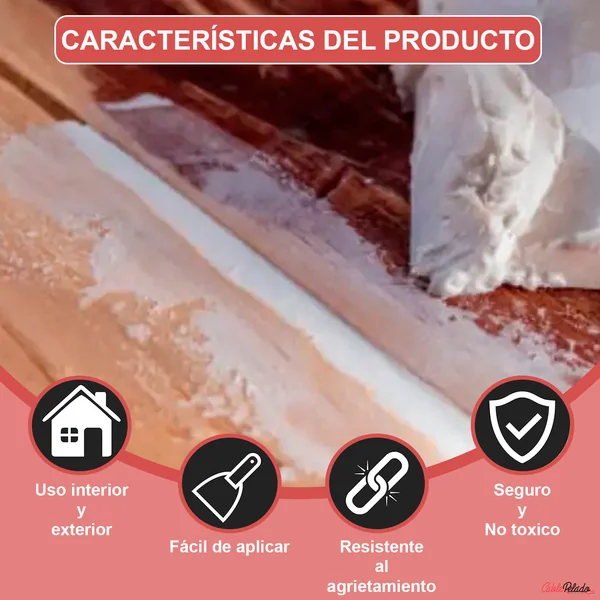 Masilla Madera Blanca 250 gr