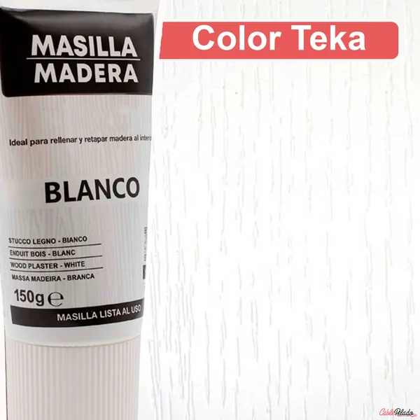 Masilla Madera Blanca En Tubo 150 gr