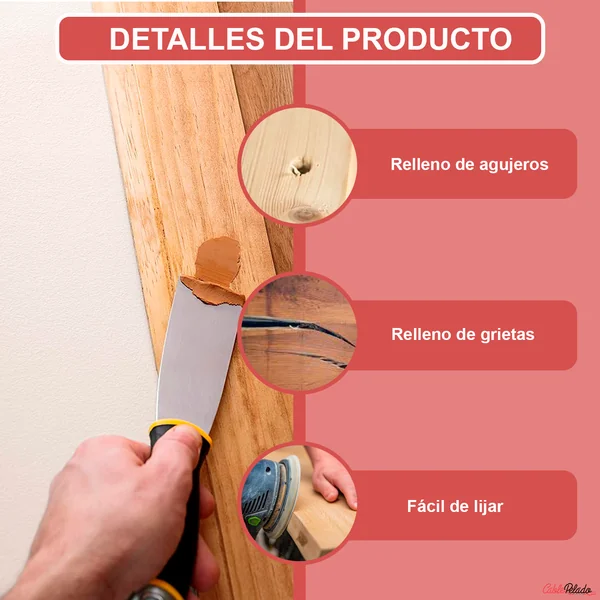 Masilla Madera Haya En Tubo 150 gr