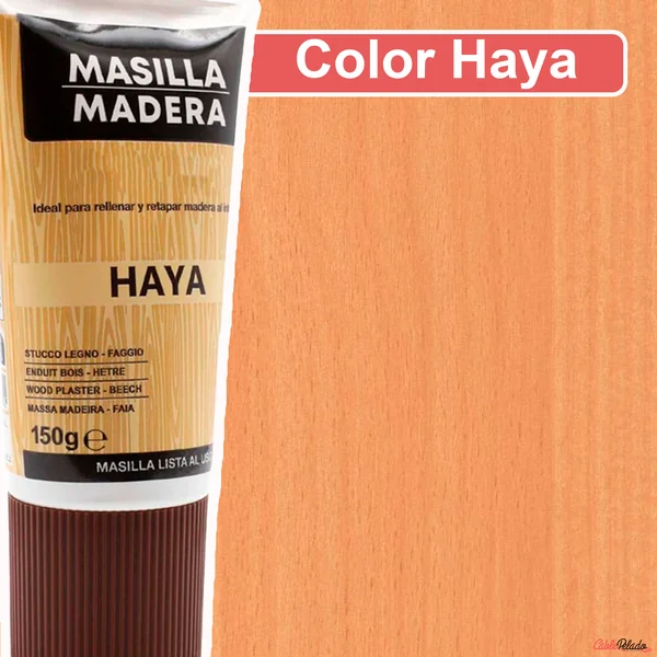 Masilla Madera Haya En Tubo 150 gr