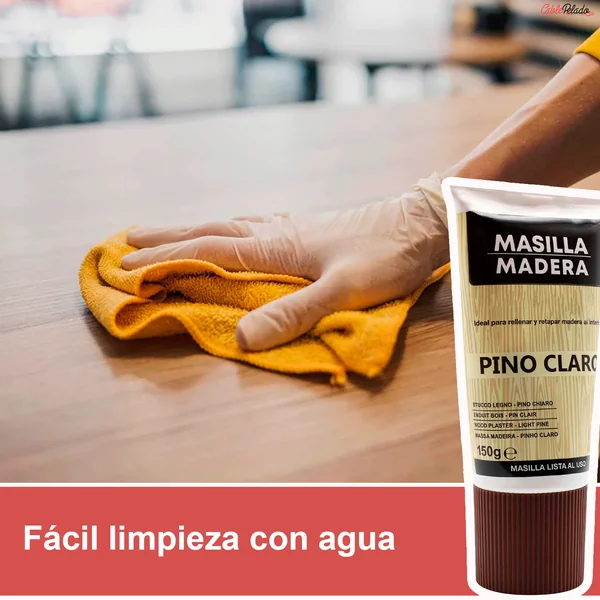 Masilla Madera Pino Claro En Tubo 150 gr
